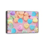 valentines candy hearts Mini Canvas 6  x 4  (Stretched)