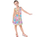 valentines candy hearts Kids  Sleeveless Dress