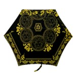 Gold Medusa Mini Folding Umbrella