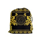 Gold Medusa Drawstring Pouch (Large)