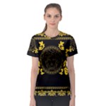 Gold Medusa Women s Sport Mesh Tee