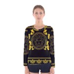 Gold Medusa Women s Long Sleeve Tee