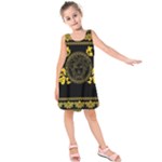 Gold Medusa Kids  Sleeveless Dress