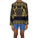 Gold Medusa Kids  Long Sleeve Swimwear