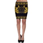 Gold Medusa Bodycon Skirt