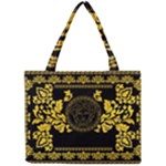 Gold Medusa Mini Tote Bag