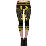 Gold Medusa Capri Leggings 