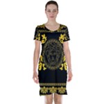 Gold Medusa Short Sleeve Nightdress