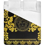 Gold Medusa Duvet Cover (California King Size)