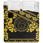 Gold Medusa Duvet Cover Double Side (California King Size)