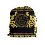 Gold Medusa Drawstring Pouch (XL)