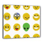 Emoji Happy Face Canvas 24  x 20  (Stretched)