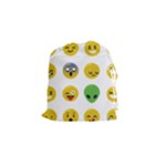 Emoji Happy Face Drawstring Pouch (Small)