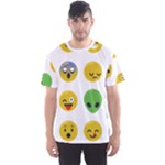 Emoji Happy Face Men s Sport Mesh Tee