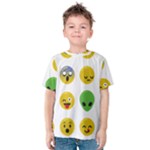 Emoji Happy Face Kids  Cotton Tee