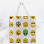 Emoji Happy Face Grocery Tote Bag