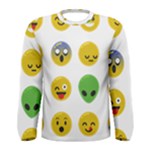 Emoji Happy Face Men s Long Sleeve Tee