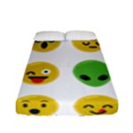 Emoji Happy Face Fitted Sheet (Full/ Double Size)