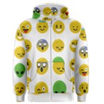 Emoji Happy Face Men s Zipper Hoodie