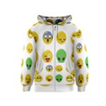 Emoji Happy Face Kids  Zipper Hoodie