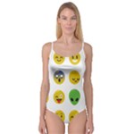 Emoji Happy Face Camisole Leotard 