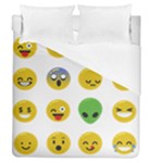 Emoji Happy Face Duvet Cover (Queen Size)