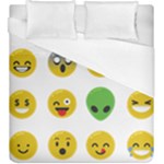 Emoji Happy Face Duvet Cover (King Size)