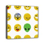 Emoji Happy Face Mini Canvas 6  x 6  (Stretched)