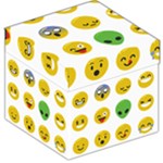 Emoji Happy Face Storage Stool 12 