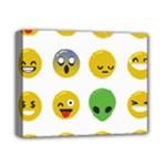 Emoji Happy Face Deluxe Canvas 14  x 11  (Stretched)