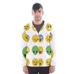 Emoji Happy Face Hooded Wind Breaker (Men)