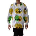 Emoji Happy Face Hooded Wind Breaker (Kids)