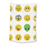 Emoji Happy Face Small Tapestry