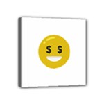 Money Eyes Emoji Mini Canvas 4  x 4  (Stretched)