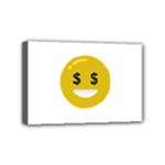 Money Eyes Emoji Mini Canvas 6  x 4  (Stretched)