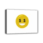 Money Eyes Emoji Mini Canvas 7  x 5  (Stretched)