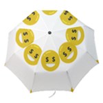 Money Eyes Emoji Folding Umbrella