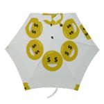 Money Eyes Emoji Mini Folding Umbrella