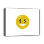 Money Eyes Emoji Deluxe Canvas 16  x 12  (Stretched) 