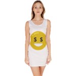 Money Eyes Emoji Bodycon Dress