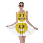 Money Eyes Emoji Skater Dress