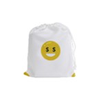 Money Eyes Emoji Drawstring Pouch (Medium)