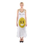 Money Eyes Emoji Sleeveless Maxi Dress