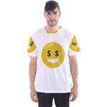 Money Eyes Emoji Men s Sport Mesh Tee