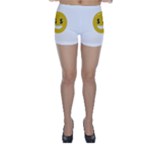 Money Eyes Emoji Skinny Shorts