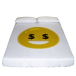 Money Eyes Emoji Fitted Sheet (King Size)