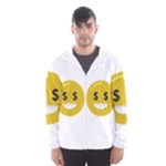 Money Eyes Emoji Hooded Wind Breaker (Men)