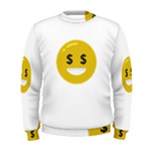 Money Eyes Emoji Men s Sweatshirt