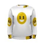 Money Eyes Emoji Women s Sweatshirt