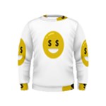 Money Eyes Emoji Kids  Sweatshirt